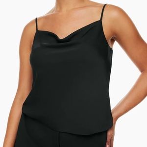 Aritzia Babaton Satin Cowlneck Camisole